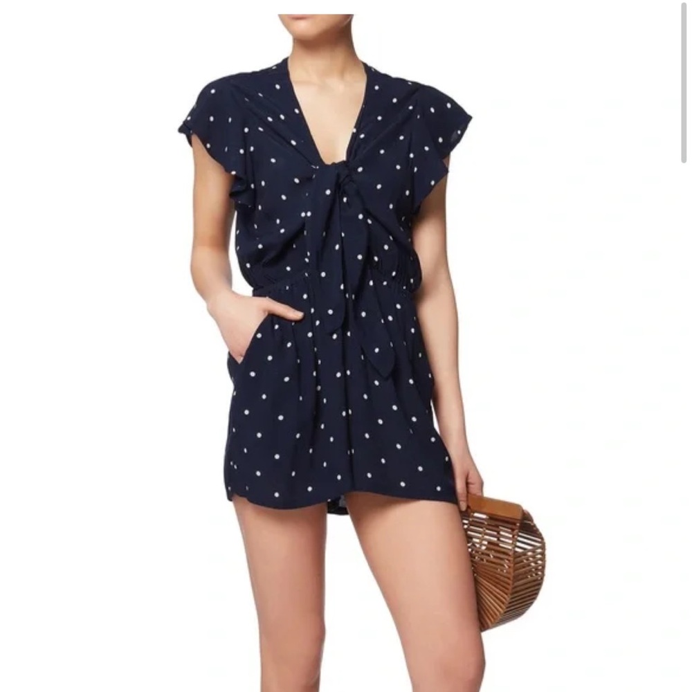 EUC Rails Minka Polka Dot Romper